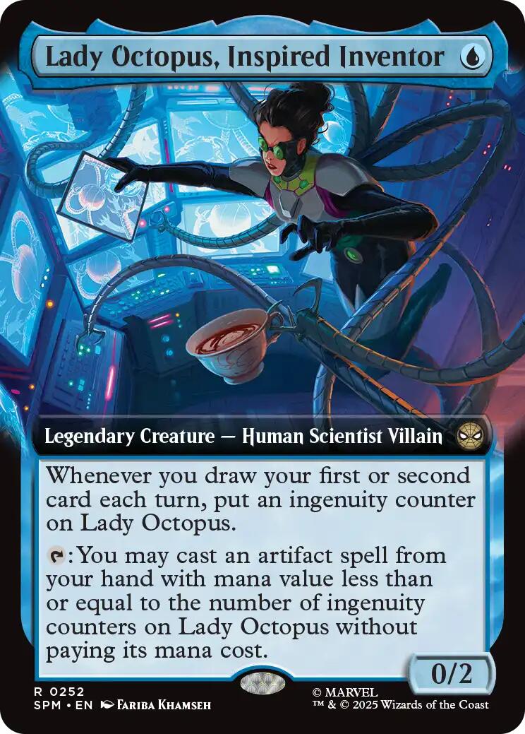 Lady Octopus, Inspired Inventor (Extended Art) [Marvel's Spider-Man] [Foil]