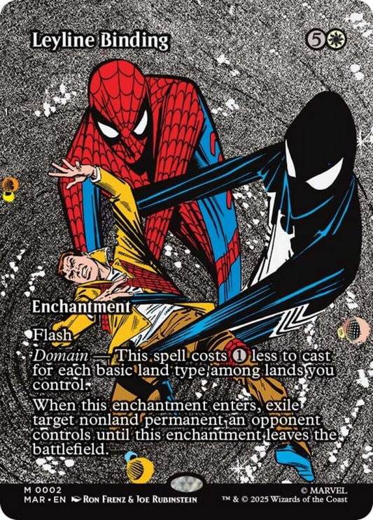 Leyline Binding (Borderless) [Marvel's Spider-Man: Eternal-Legal] [Foil]