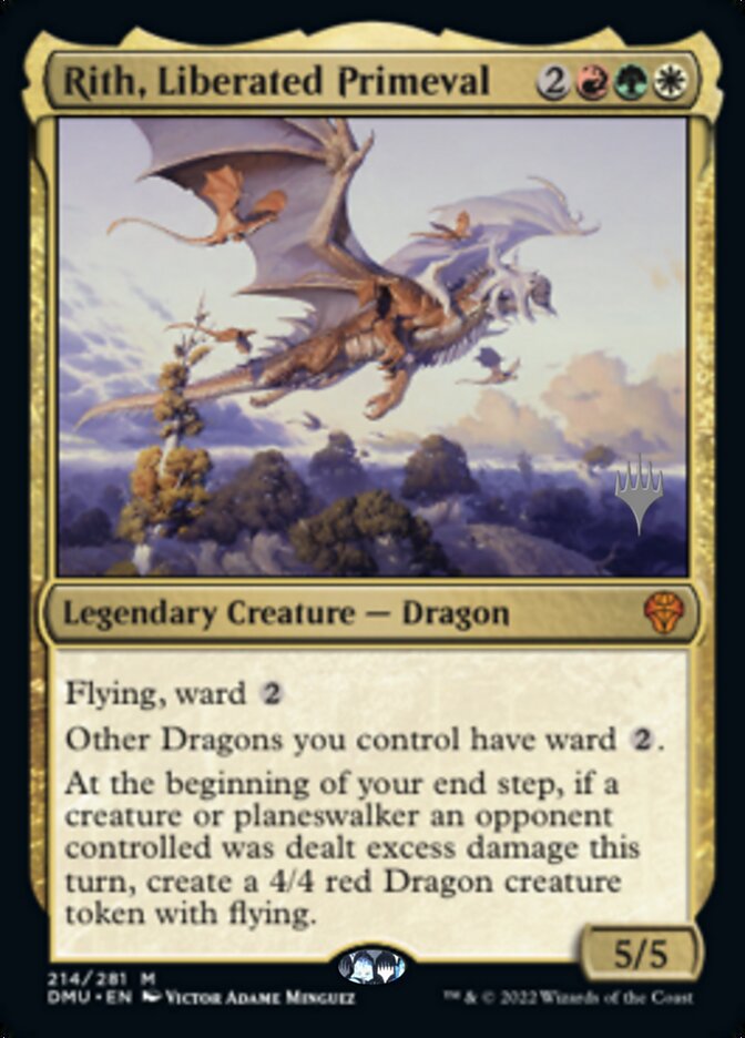 Rith, Liberated Primeval (Promo Pack) [Dominaria United Promos] [Foil]