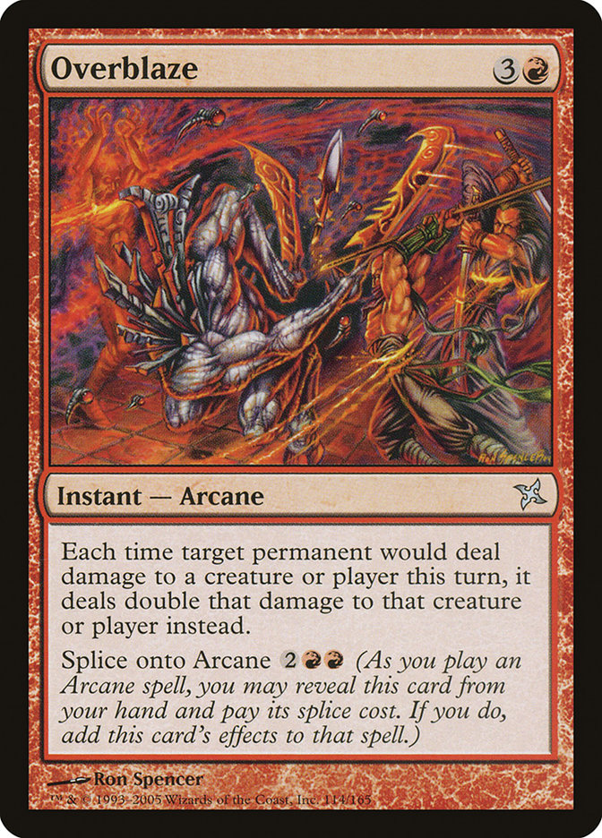Overblaze [Betrayers of Kamigawa] [Foil]