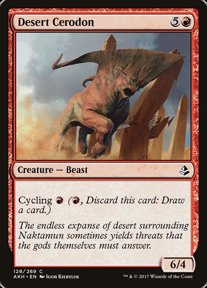 Desert Cerodon [Amonkhet] [Foil]