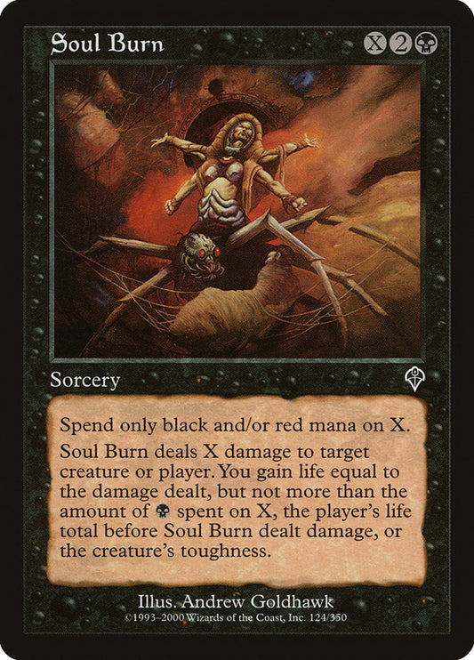 Soul Burn [Invasion] [Foil]