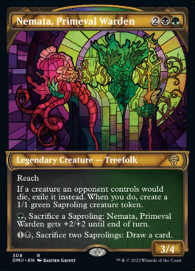 Nemata, Primeval Warden (Showcase) [Dominaria United] [Foil]