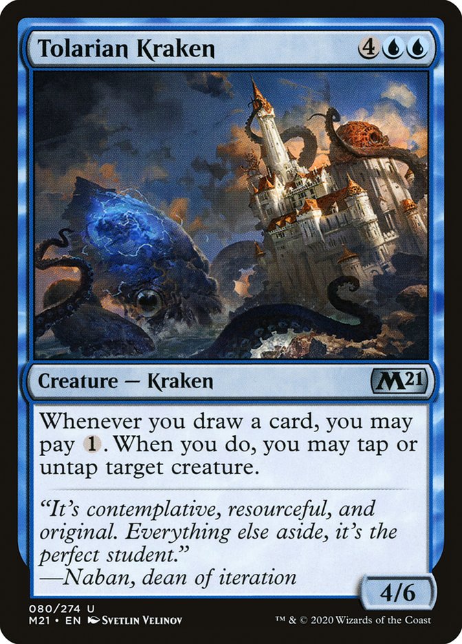 Tolarian Kraken [Core Set 2021] [Foil]