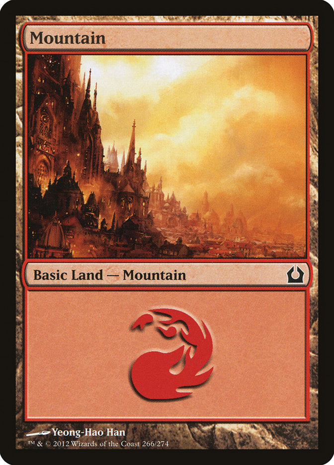 Mountain (266) [Return to Ravnica] [Foil]