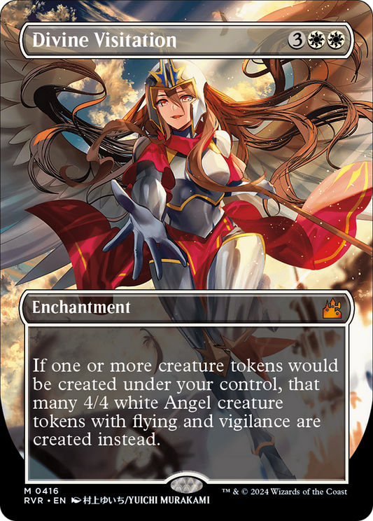 Divine Visitation (Anime Borderless) [Ravnica Remastered] [Foil]