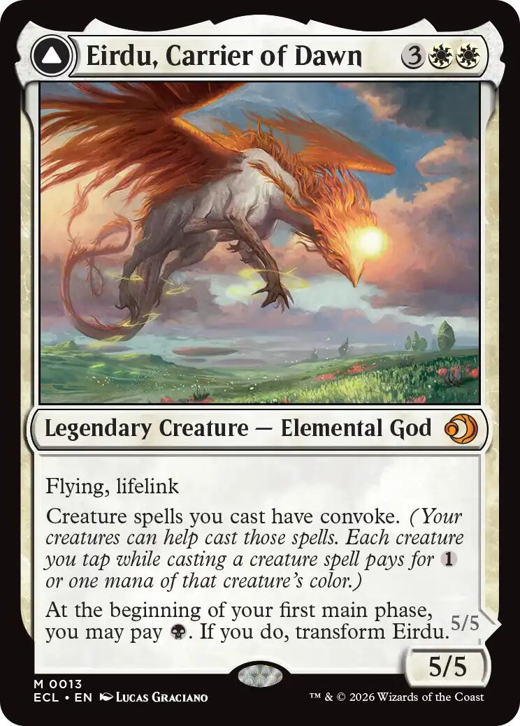 Eirdu, Carrier of Dawn [Lorwyn Eclipsed] [Foil]