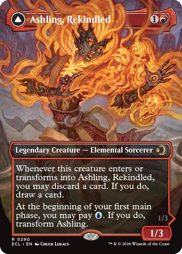 Ashling, Rekindled (Borderless) [Lorwyn Eclipsed] [Foil]