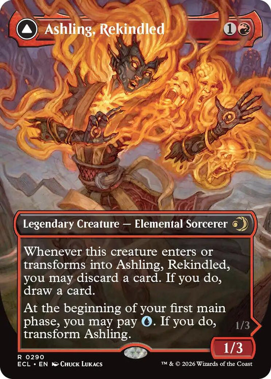 Ashling, Rekindled (Borderless) [Lorwyn Eclipsed] [Foil]