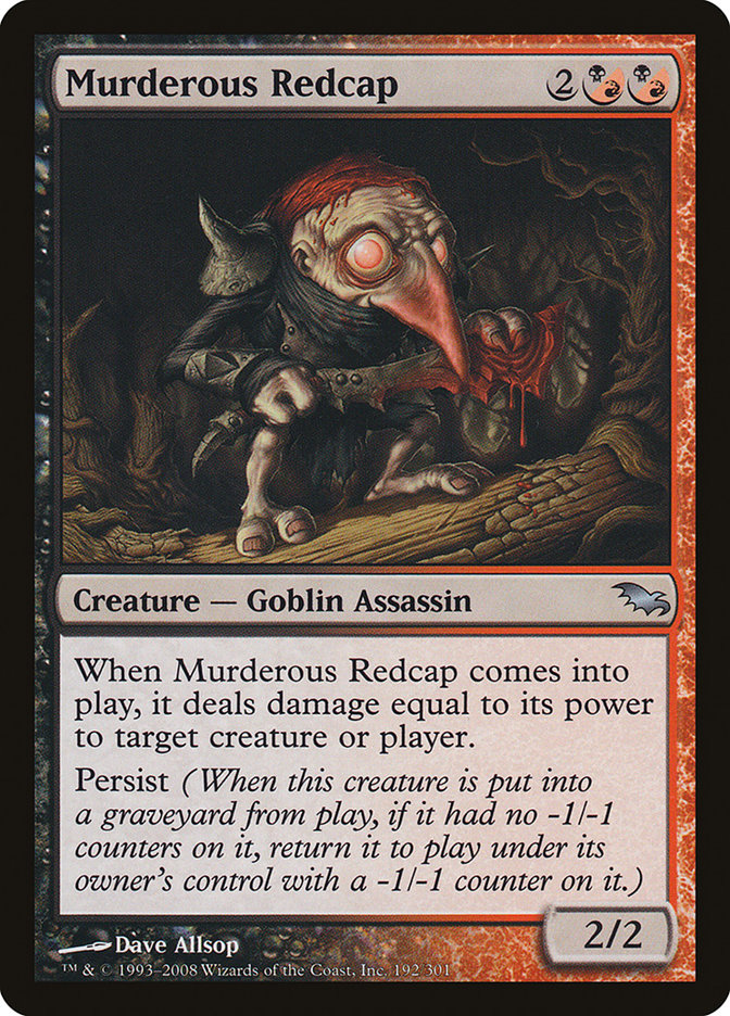 Murderous Redcap [Shadowmoor] [Foil]