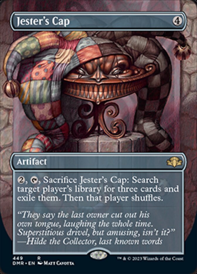 Jester's Cap (Borderless Alternate Art) [Dominaria Remastered] [Foil]