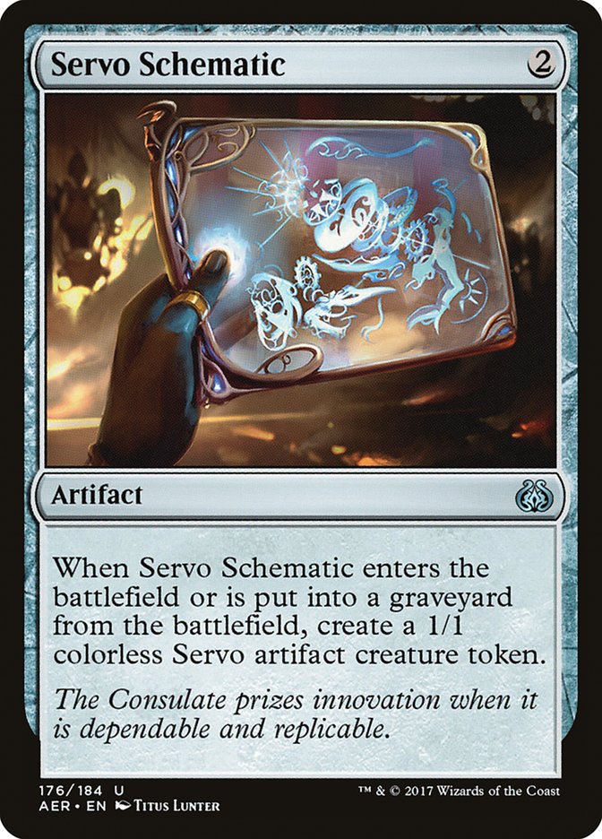 Servo Schematic [Aether Revolt] [Foil]