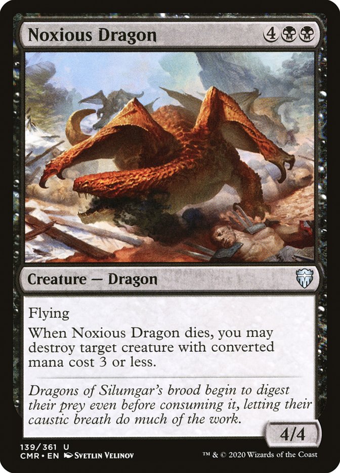 Noxious Dragon [Commander Legends] [Foil]