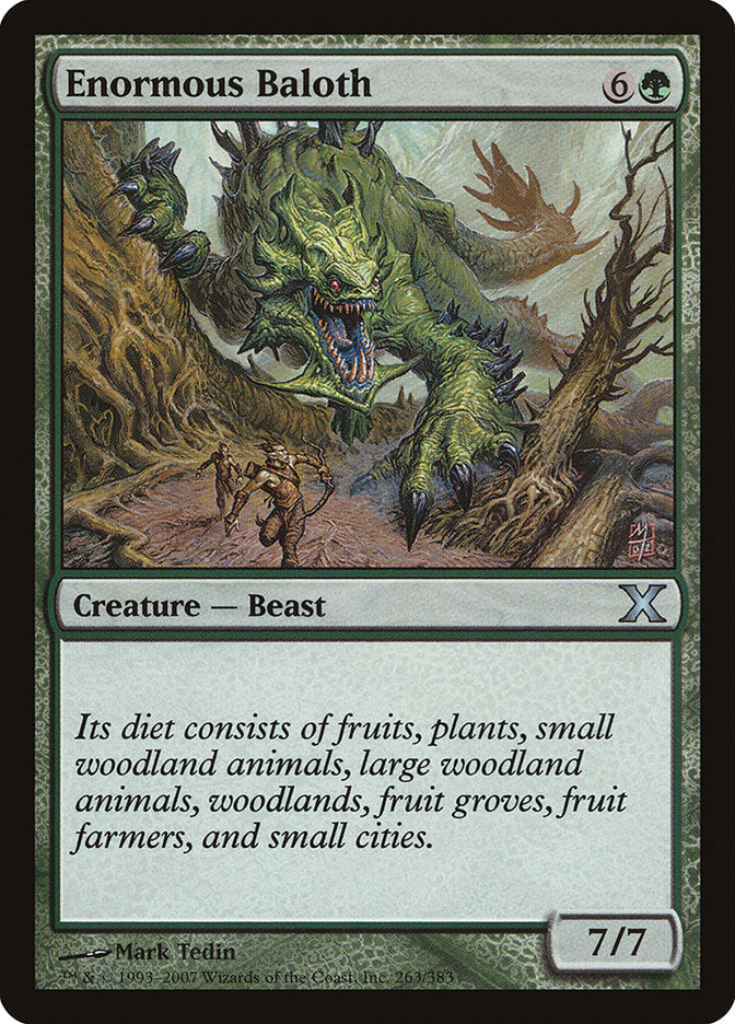 Enormous Baloth [Tenth Edition] [Foil]
