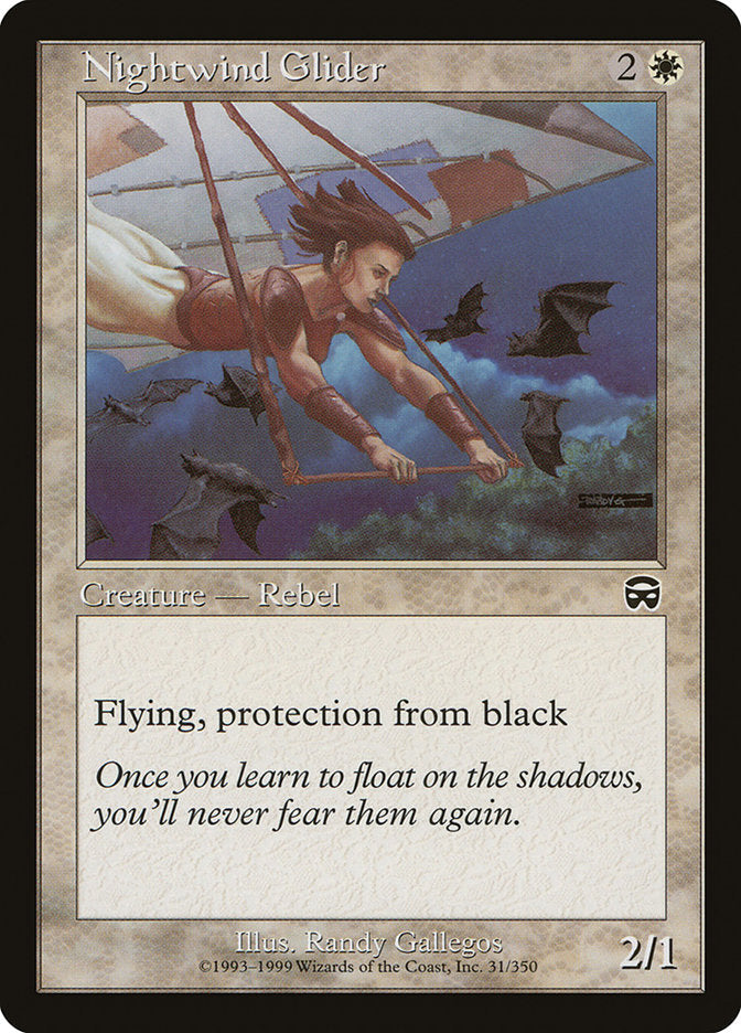 Nightwind Glider [Mercadian Masques] [Foil]