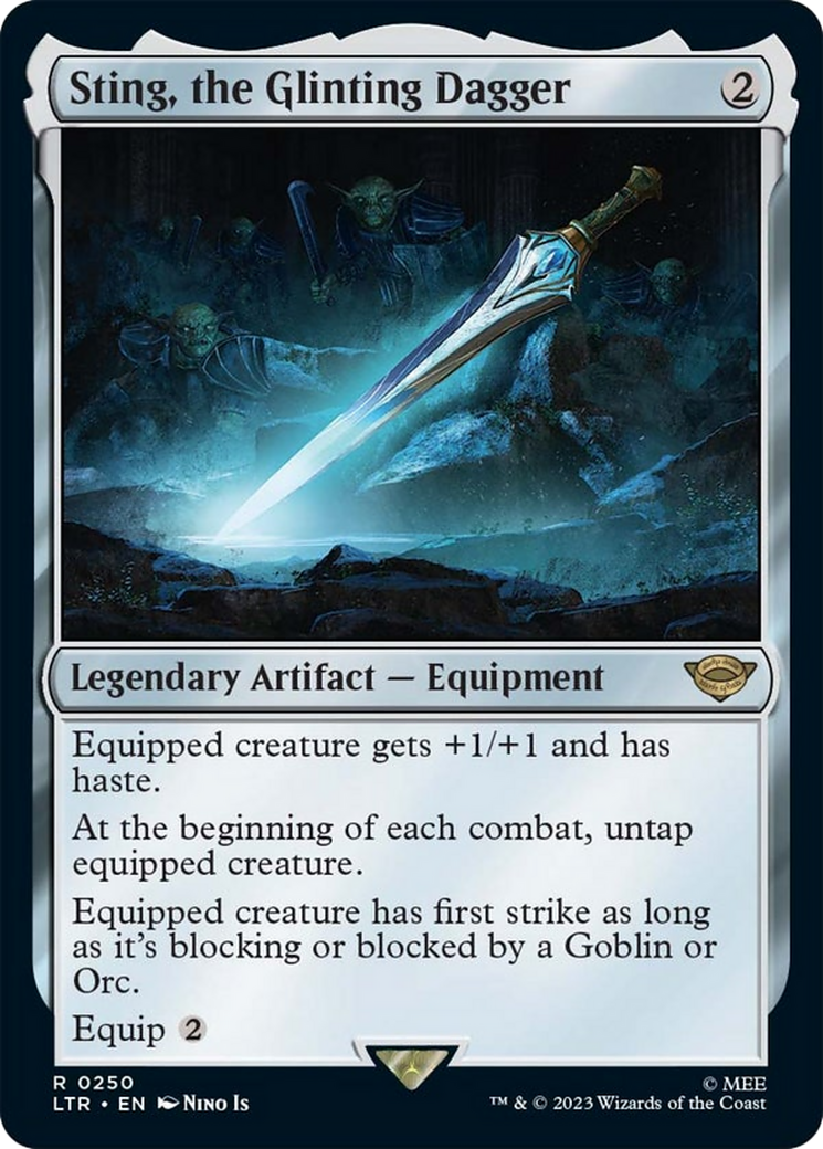 Sting, the Glinting Dagger [The Lord of the Rings: Tales of Middle-Earth] [Foil]