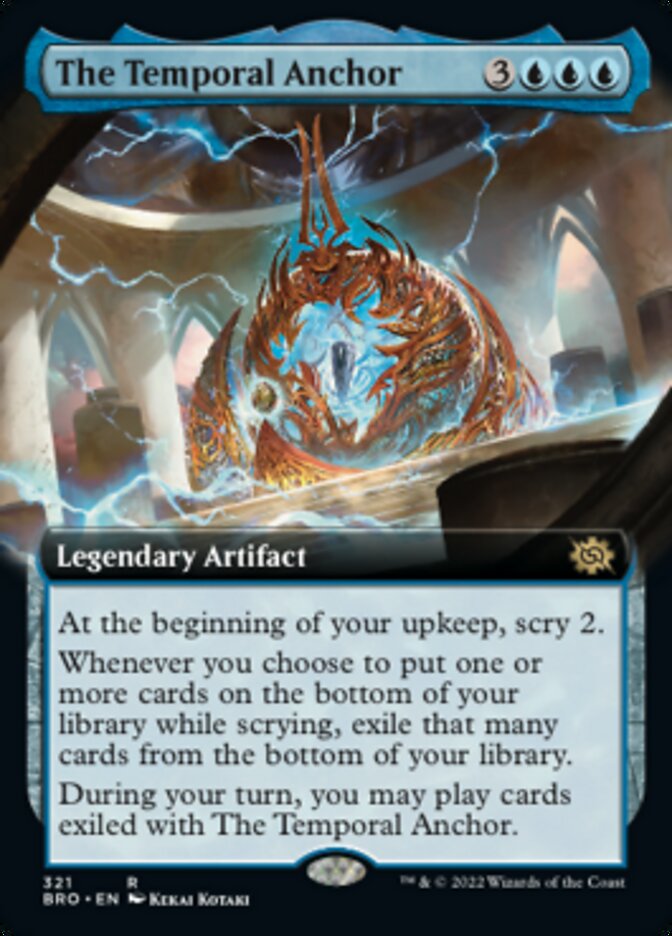 The Temporal Anchor (Extended Art) [The Brothers' War] [Foil]