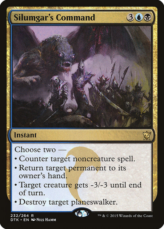 Silumgar's Command [Dragons of Tarkir] [Foil]