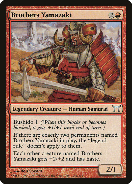 Brothers Yamazaki (160a/306) [Champions of Kamigawa] [Foil]