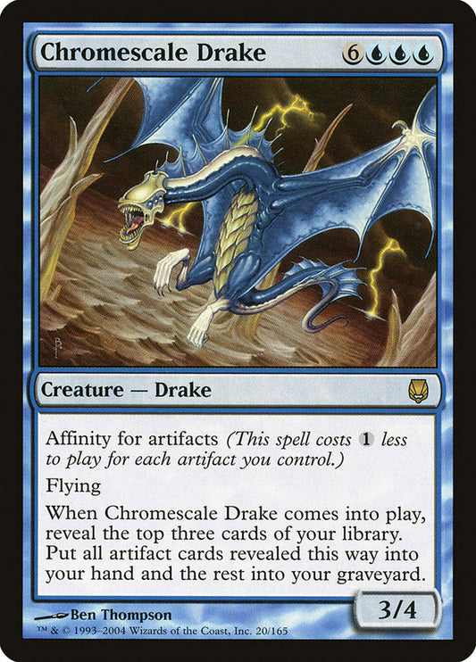 Chromescale Drake [Darksteel] [Foil]