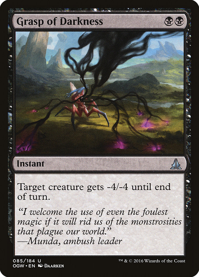 Grasp of Darkness [Oath of the Gatewatch] [Foil]