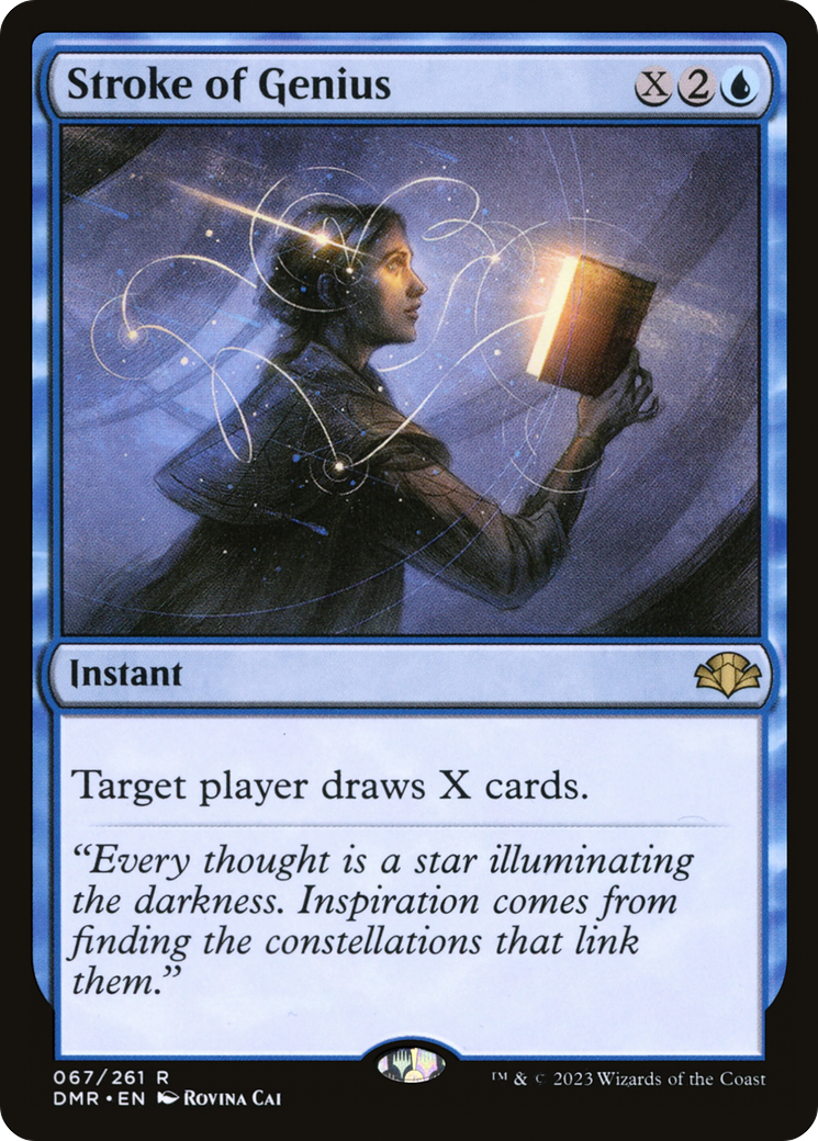 Stroke of Genius [Dominaria Remastered] [Foil]
