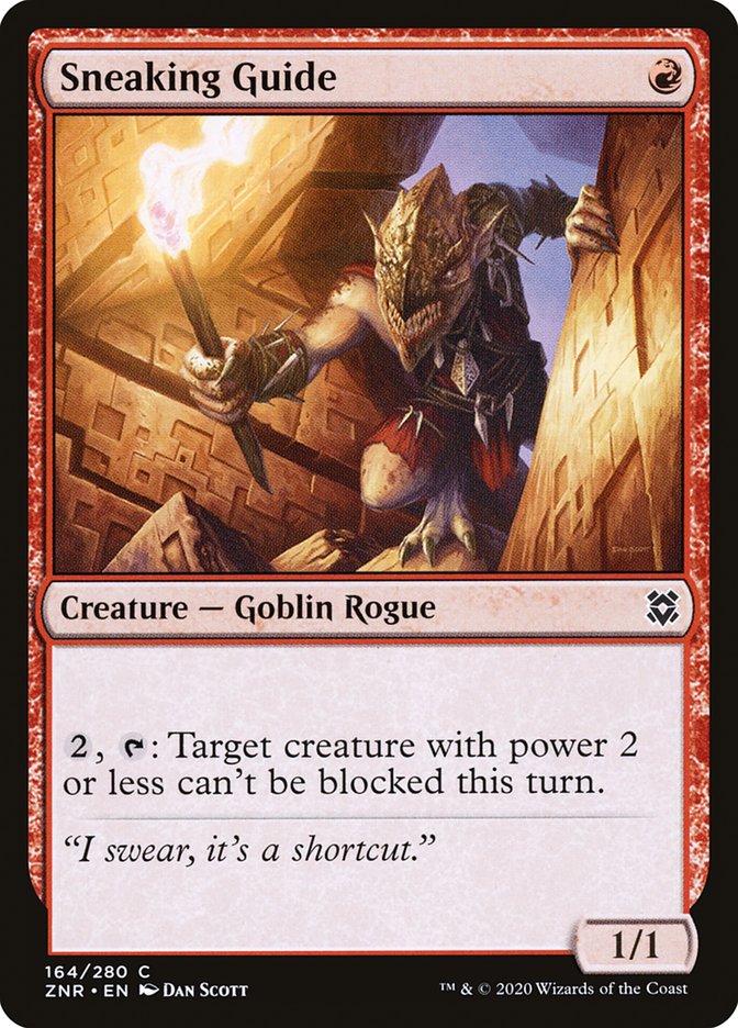 Sneaking Guide [Zendikar Rising] [Foil]