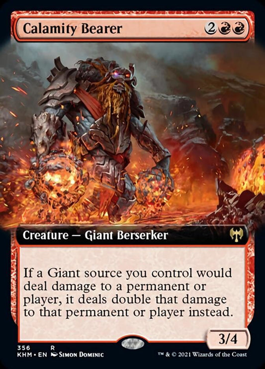 Calamity Bearer (Extended Art) [Kaldheim] [Foil]