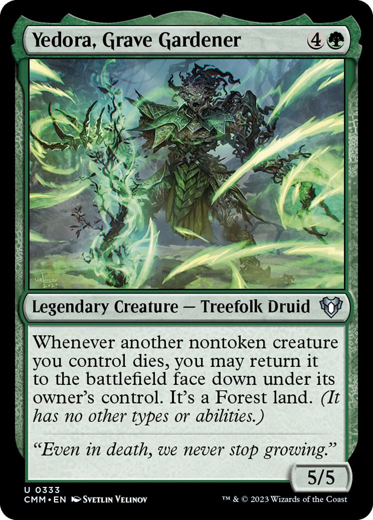 Yedora, Grave Gardener [Commander Masters] [Foil]