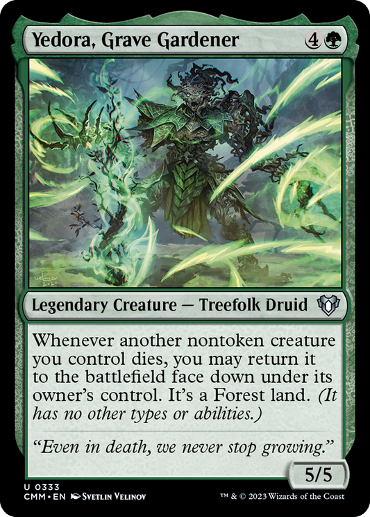 Yedora, Grave Gardener [Commander Masters] [Foil]