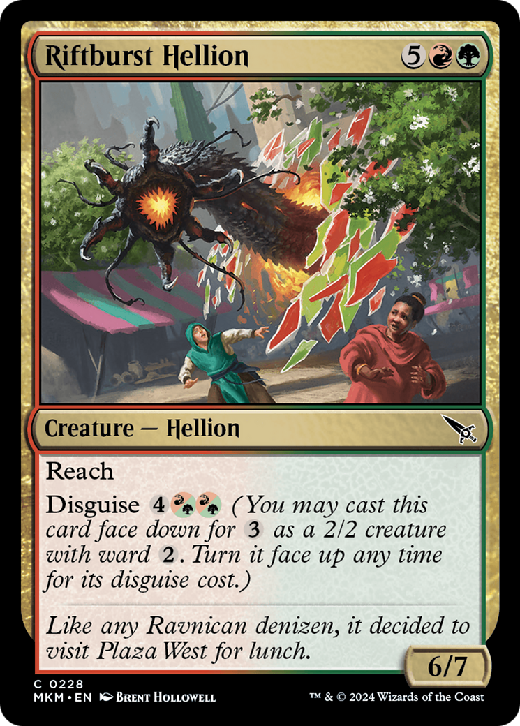 Riftburst Hellion [Murders at Karlov Manor] [Foil]