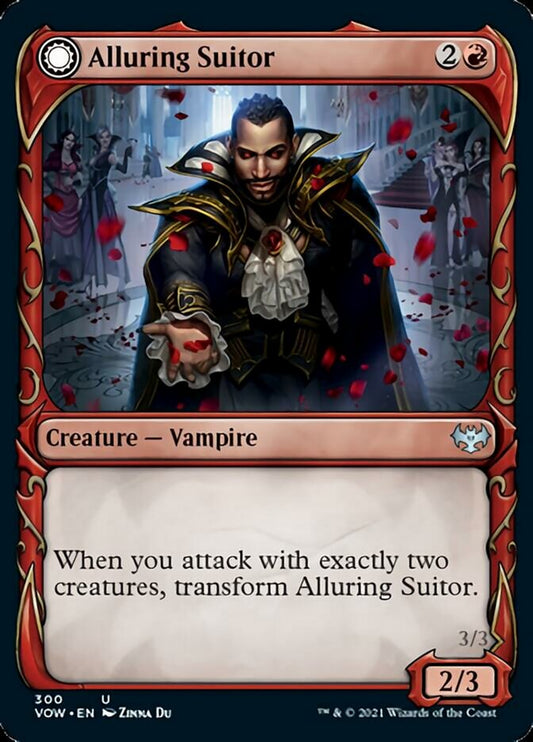 Alluring Suitor // Deadly Dancer (Showcase Fang Frame) [Innistrad: Crimson Vow] [Foil]