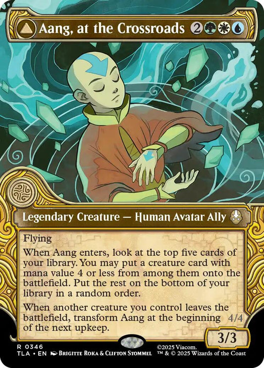 Aang, at the Crossroads (Showcase) [Avatar: The Last Airbender] [Foil]