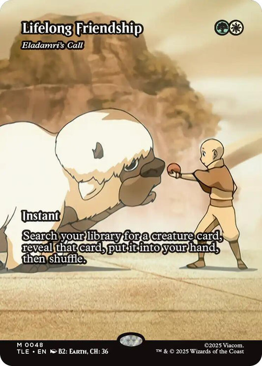 Lifelong Friendship - Eladamri's Call (Borderless) [Avatar: The Last Airbender: Eternal-Legal] [Foil]