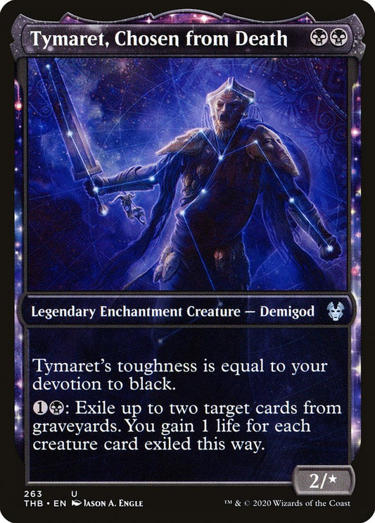 Tymaret, Chosen from Death (Showcase) [Theros Beyond Death] [Foil]