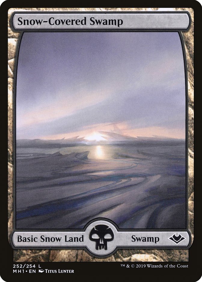 Snow-Covered Swamp [Modern Horizons] [Foil]
