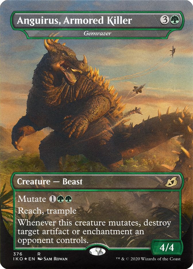 Gemrazer - Anguirus, Armored Killer (Extended Art) [Ikoria: Lair of Behemoths] [Foil]
