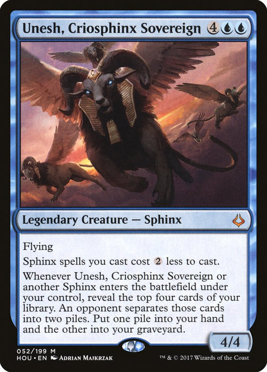 Unesh, Criosphinx Sovereign [Hour of Devastation] [Foil]