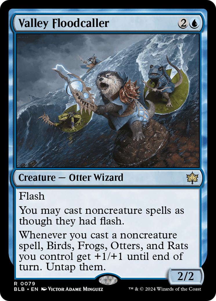 Valley Floodcaller [Bloomburrow] [Foil]