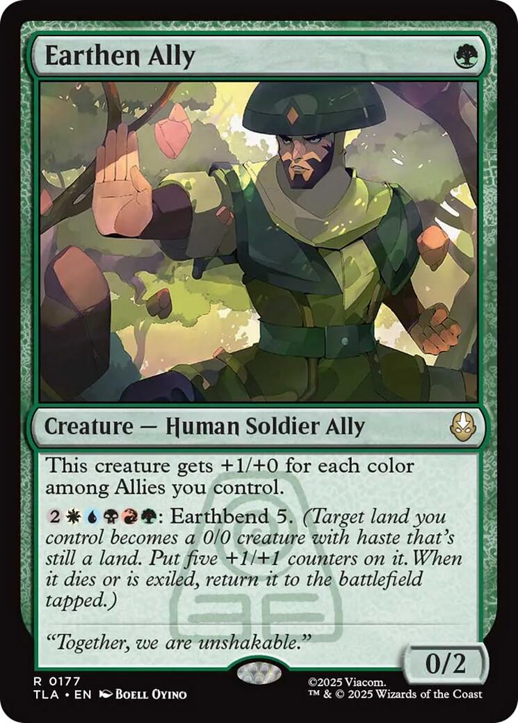 Earthen Ally [Avatar: The Last Airbender] [Foil]