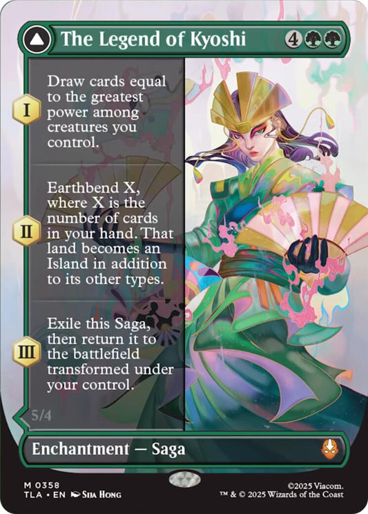 The Legend of Kyoshi (Borderless) [Avatar: The Last Airbender] [Foil]