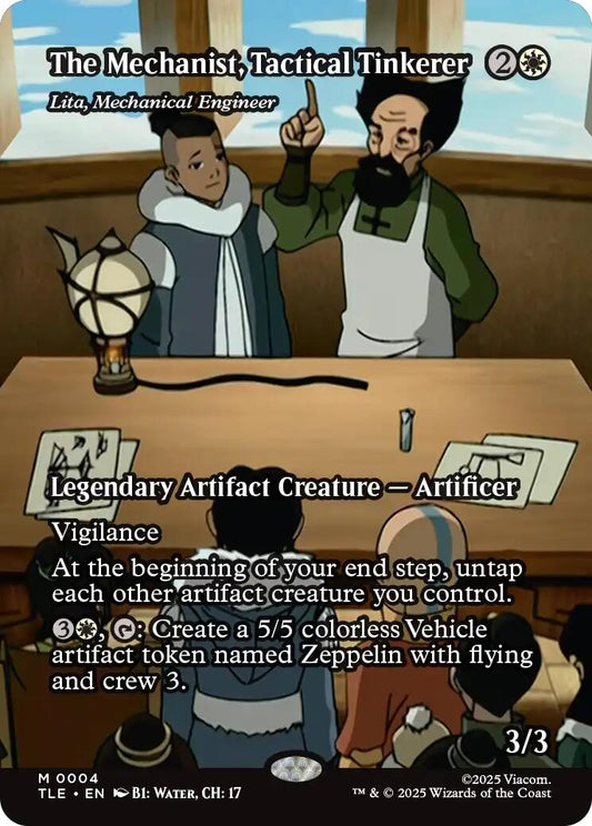 The Mechanist, Tactical Tinkerer - Lita, Mechanical Engineer (Borderless) [Avatar: The Last Airbender: Eternal-Legal] [Foil]