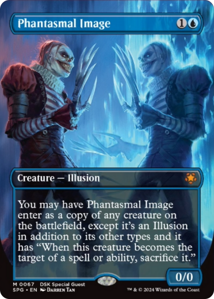 Phantasmal Image (Borderless) [Duskmourn: House of Horror Special Guests] [Foil]