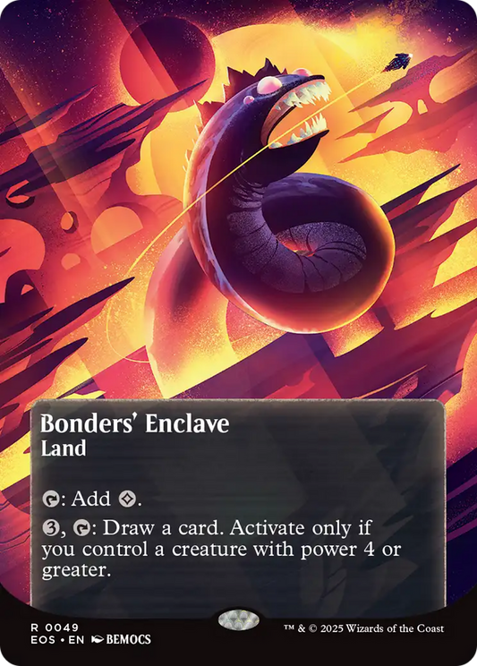 Bonders' Enclave (0046) (Borderless) [Edge of Eternities: Stellar Sights] [Foil]