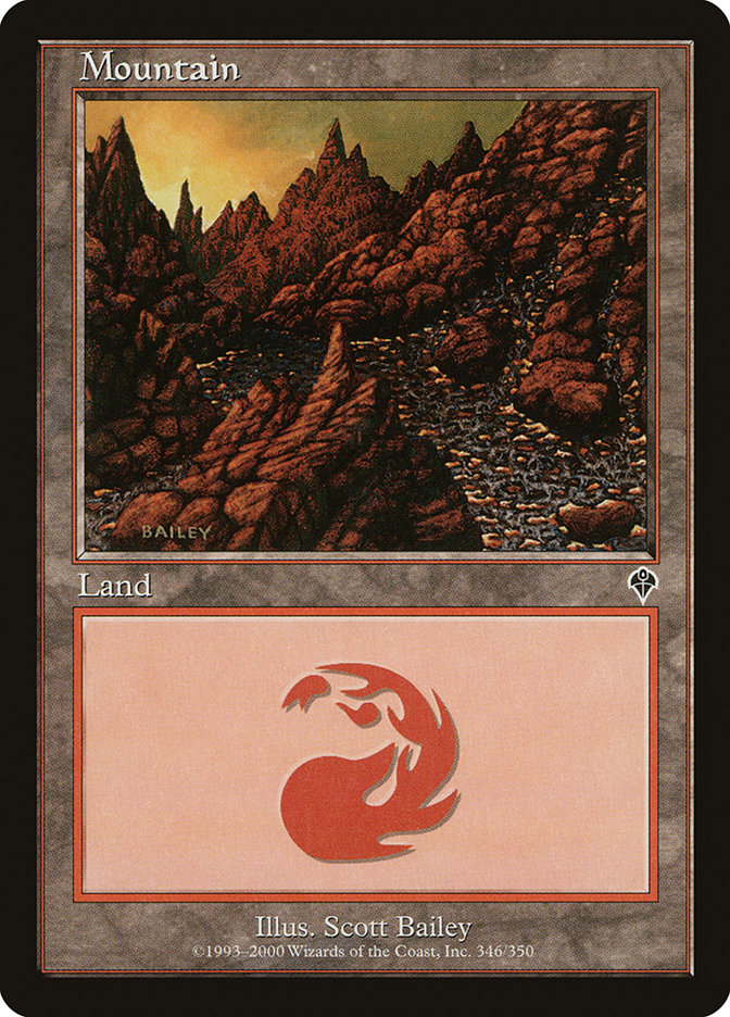 Mountain (346) [Invasion] [Foil]