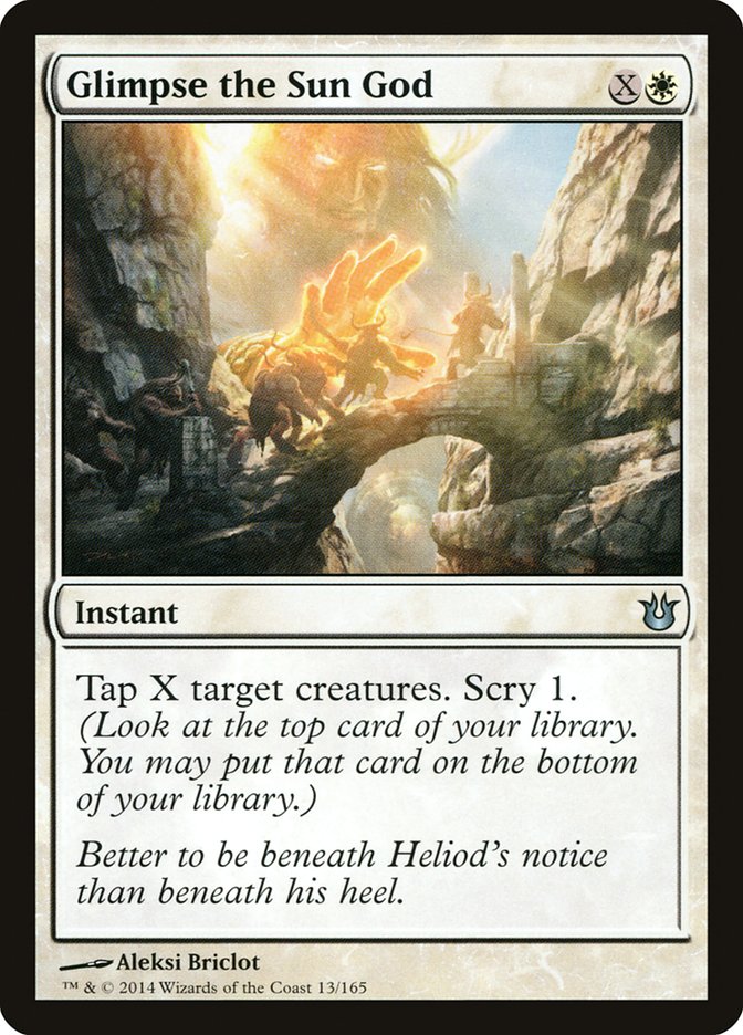 Glimpse the Sun God [Born of the Gods] [Foil]