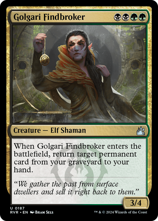 Golgari Findbroker [Ravnica Remastered] [Foil]