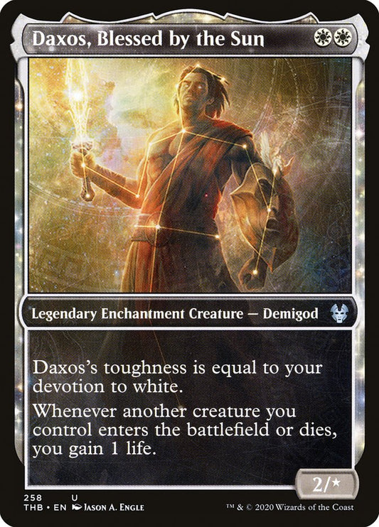 Daxos, Blessed by the Sun (Showcase) [Theros Beyond Death] [Foil]