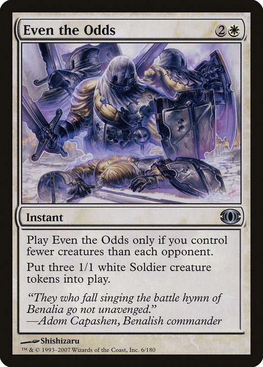 Even the Odds [Future Sight] [Foil]