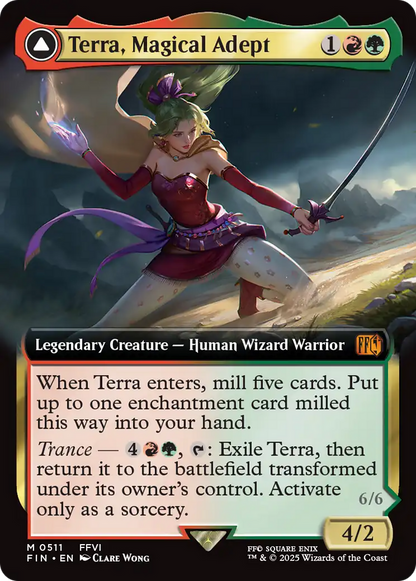 Terra, Magical Adept // Esper Terra (Extended Art) [FINAL FANTASY] [Foil]